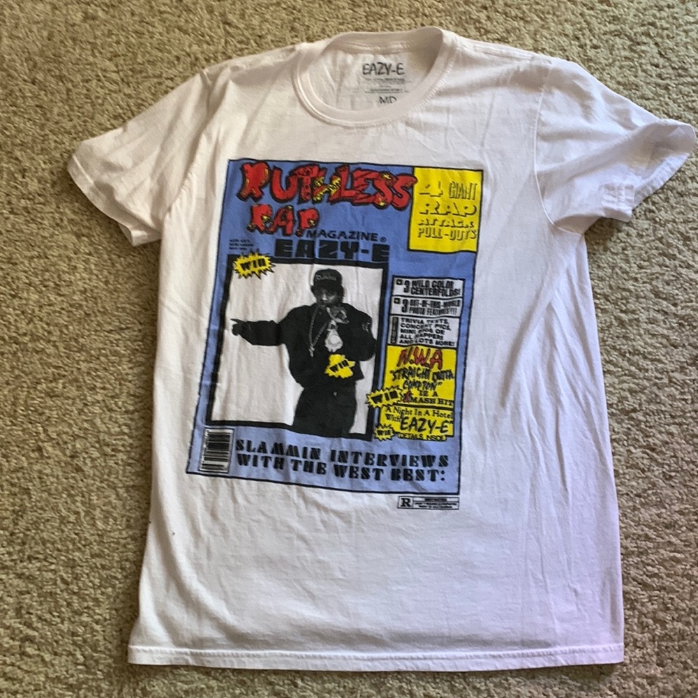 Eazy-E T-Shirt - Ruthless Records - Men’s Size Medium - Gangsta Rap - Cali